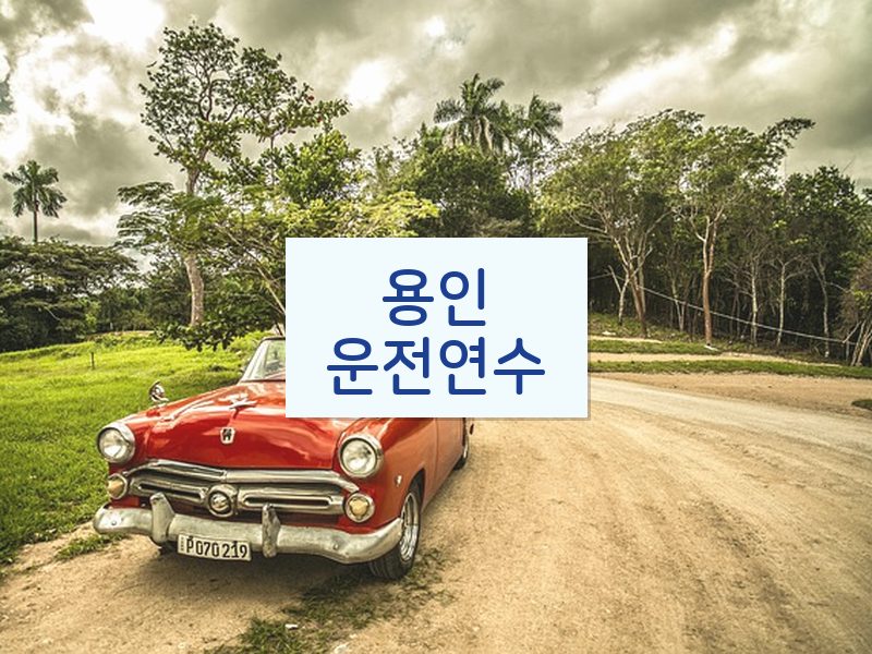 용인운전연수 후기