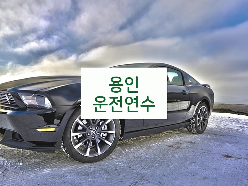 용인운전연수 후기