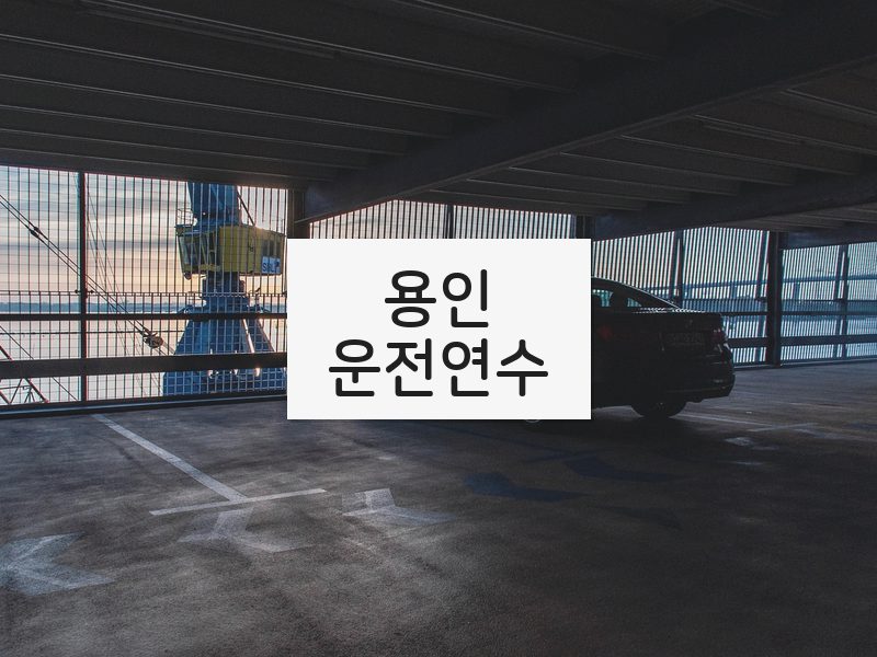 용인운전연수 후기