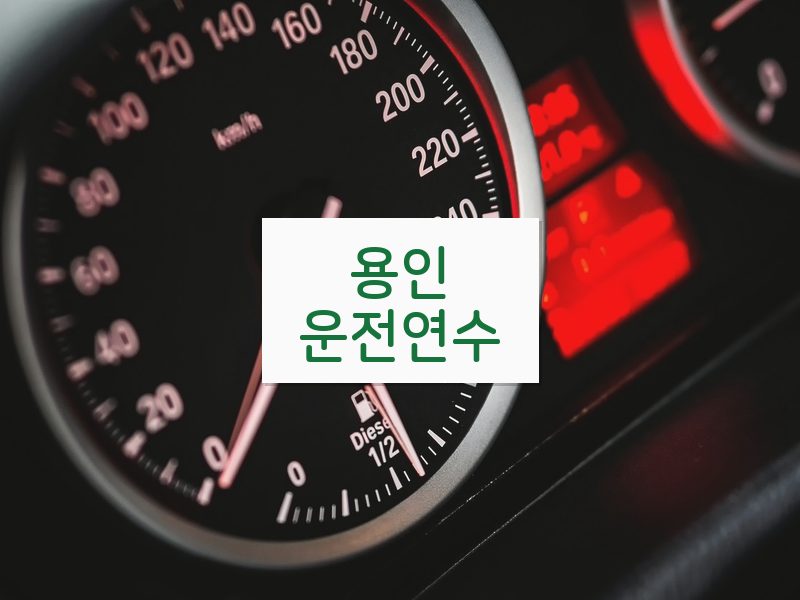 용인운전연수 후기