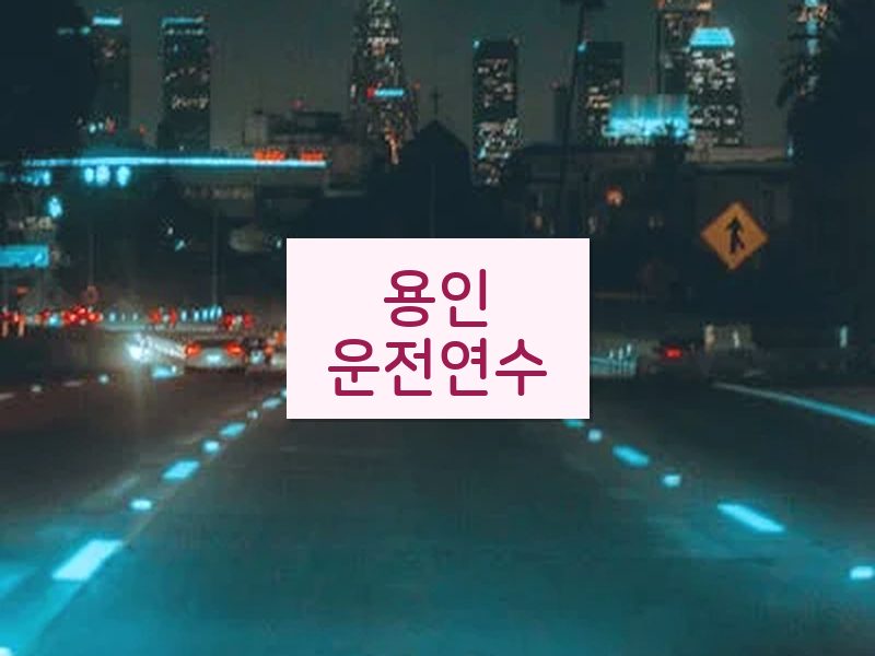 용인운전연수 후기