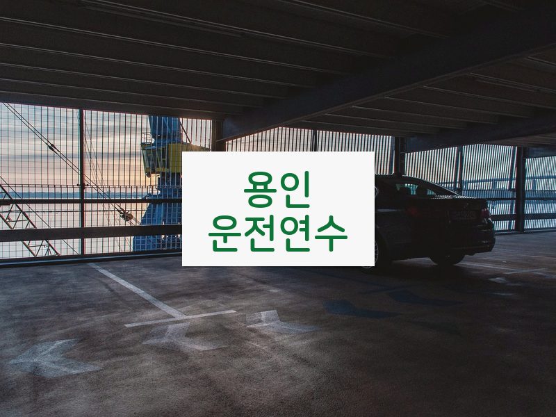 용인운전연수 후기