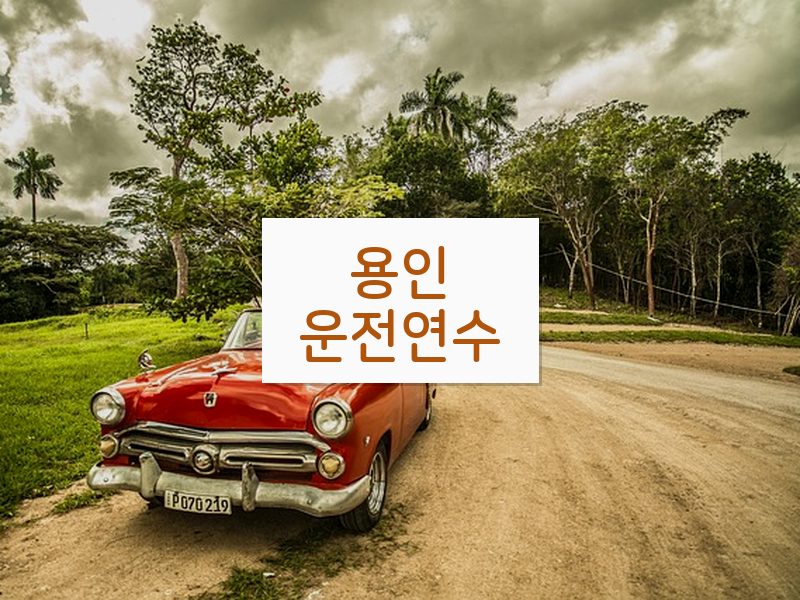 용인운전연수 후기