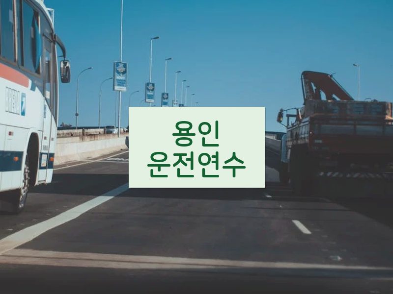 용인운전연수 후기