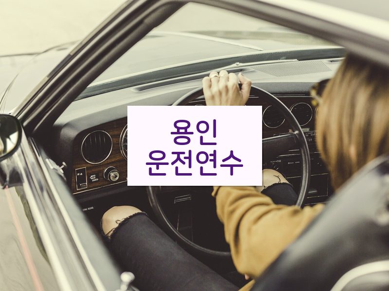 용인운전연수 후기