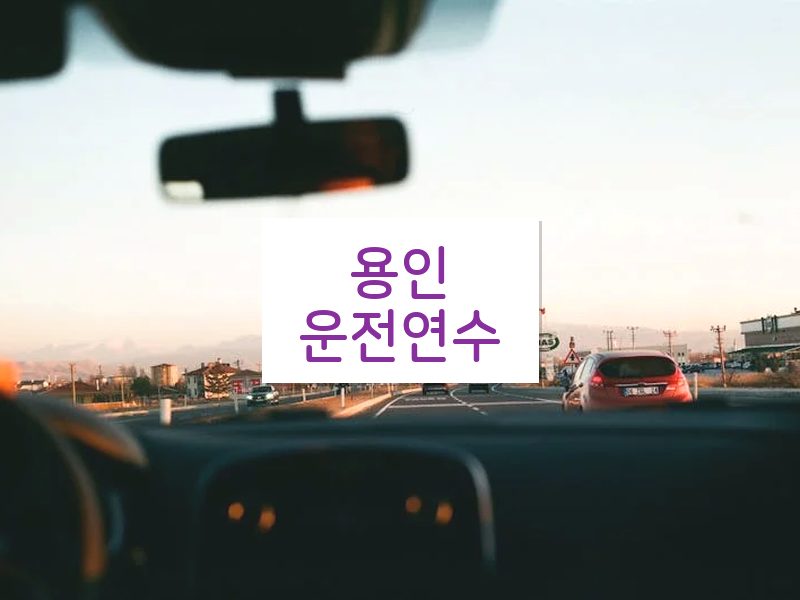 용인운전연수 후기