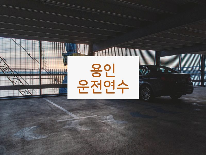 용인운전연수 후기