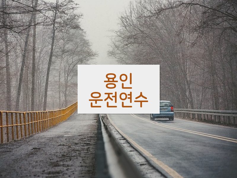 용인운전연수 후기