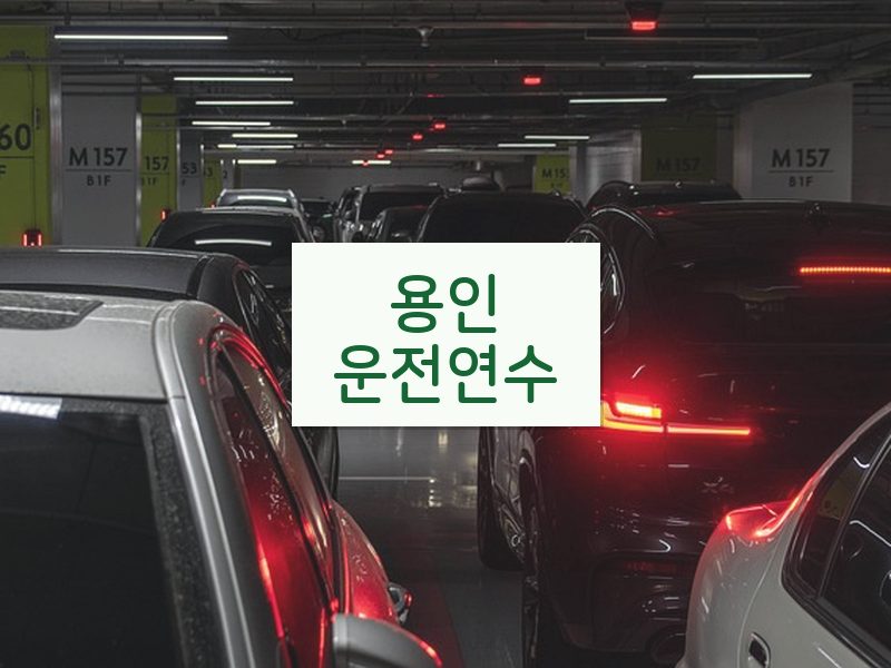 용인운전연수 후기