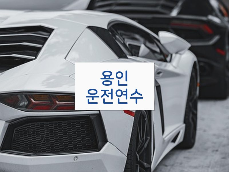 용인운전연수 후기