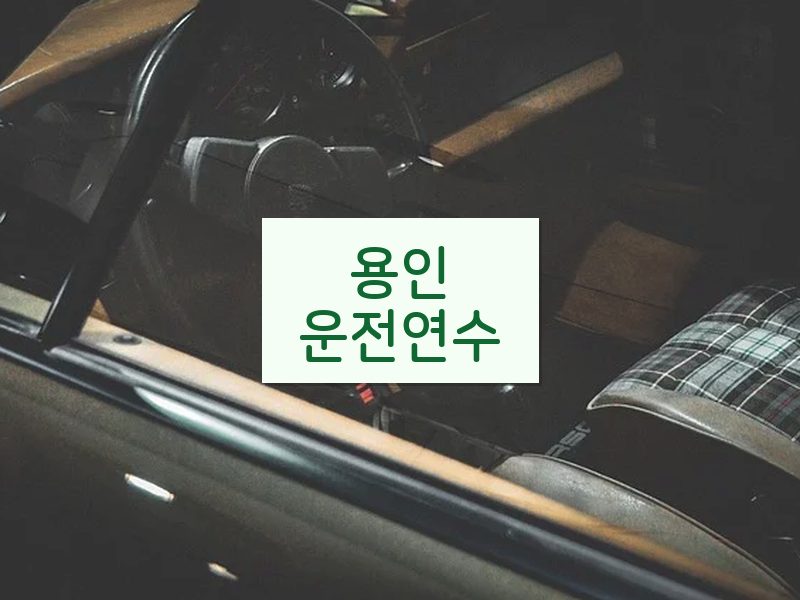 용인운전연수 후기