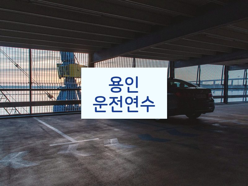 용인운전연수 후기