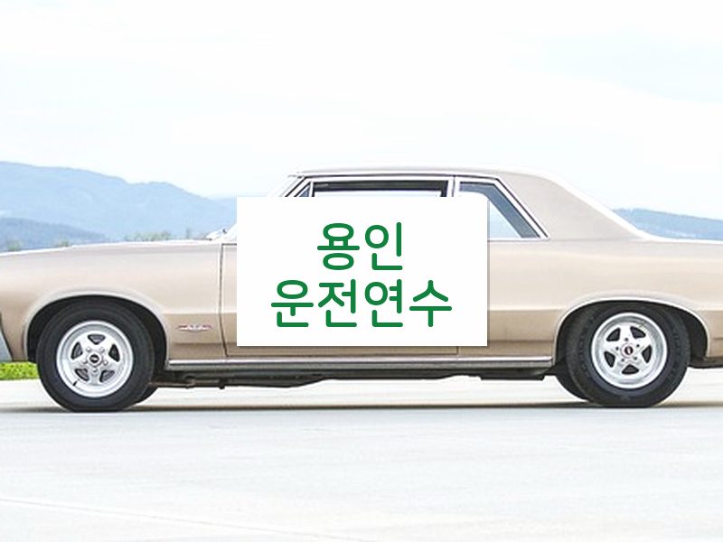 용인운전연수 후기