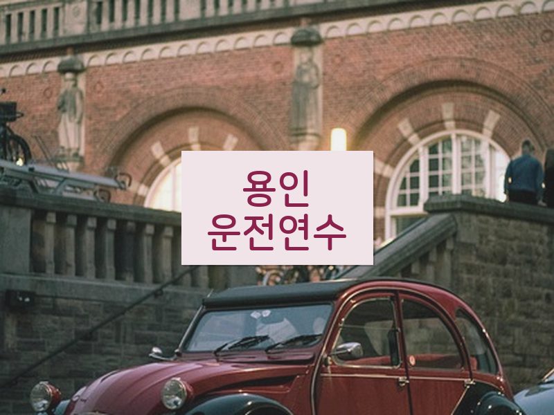 용인운전연수 후기