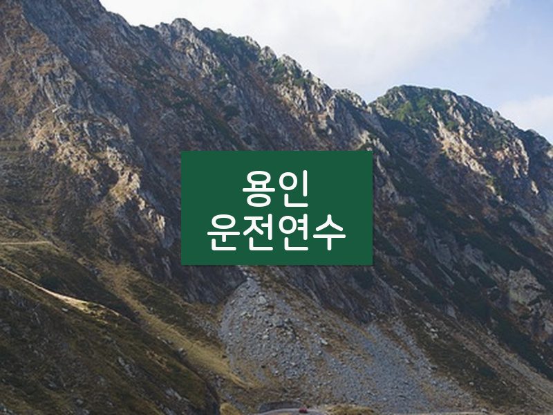 용인운전연수 후기