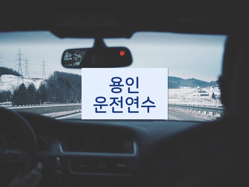 용인운전연수 후기