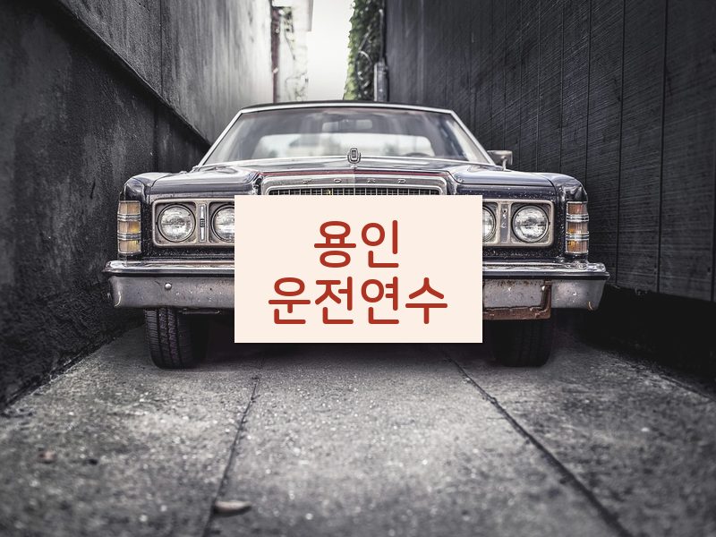용인운전연수 후기