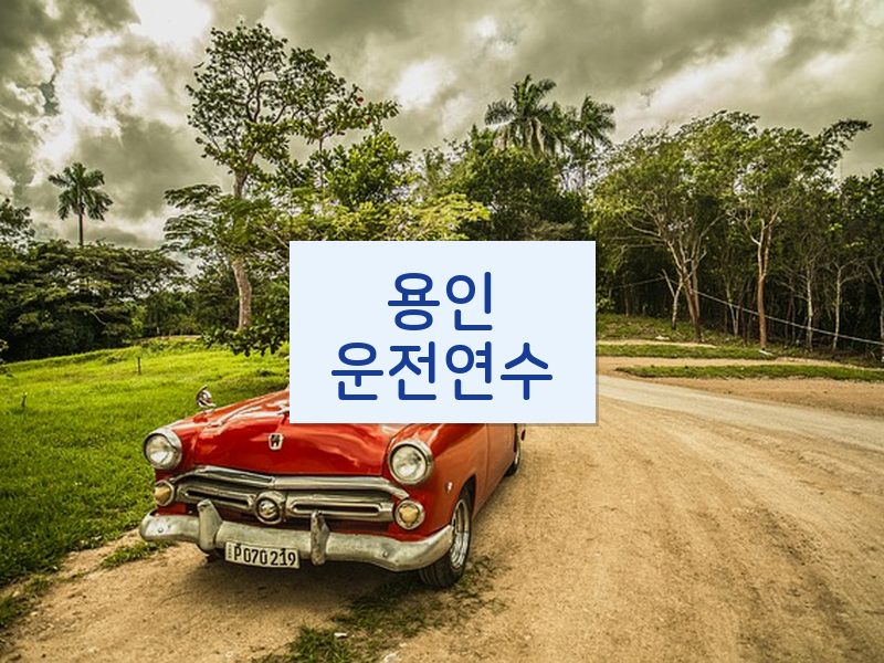 용인운전연수 후기