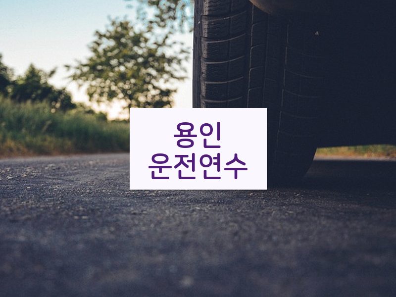 용인운전연수 후기