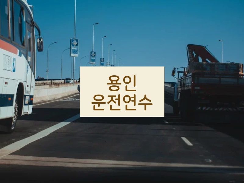 용인운전연수 후기