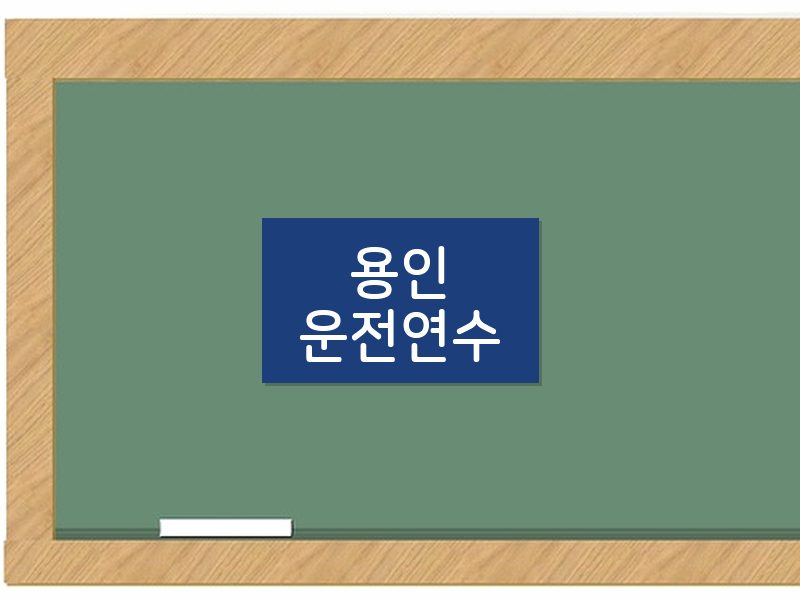 용인운전연수 후기
