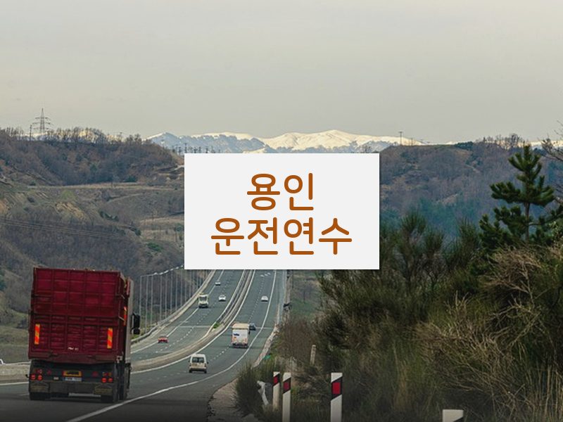 용인운전연수 후기