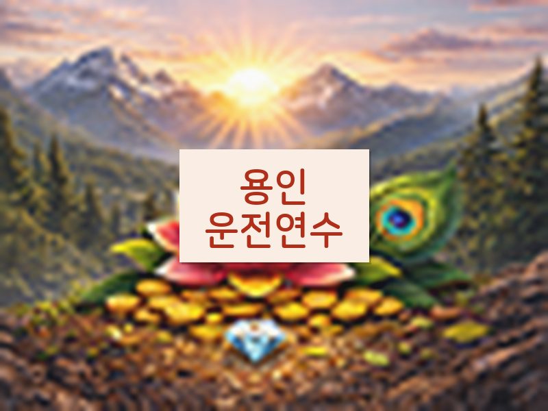 용인운전연수 후기