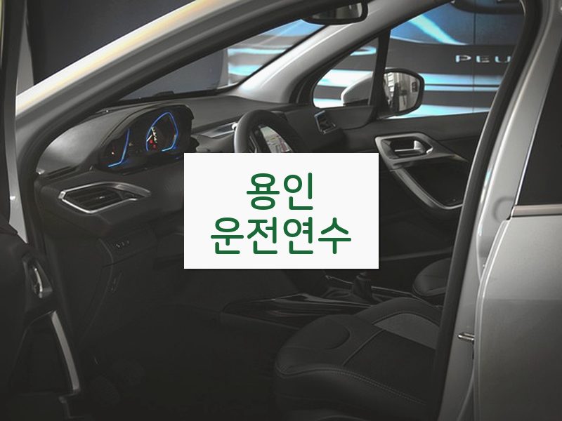 용인운전연수 후기