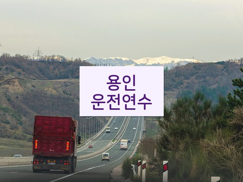 용인운전연수 후기