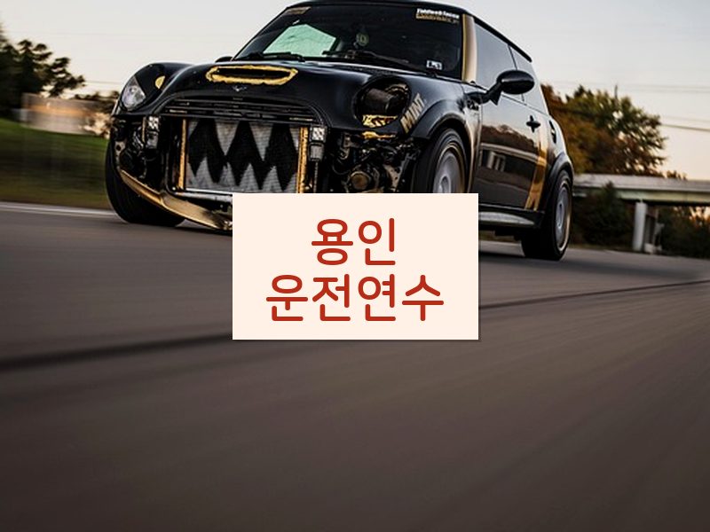 용인운전연수 후기