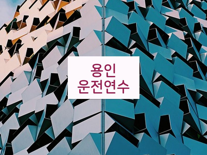 용인운전연수 후기