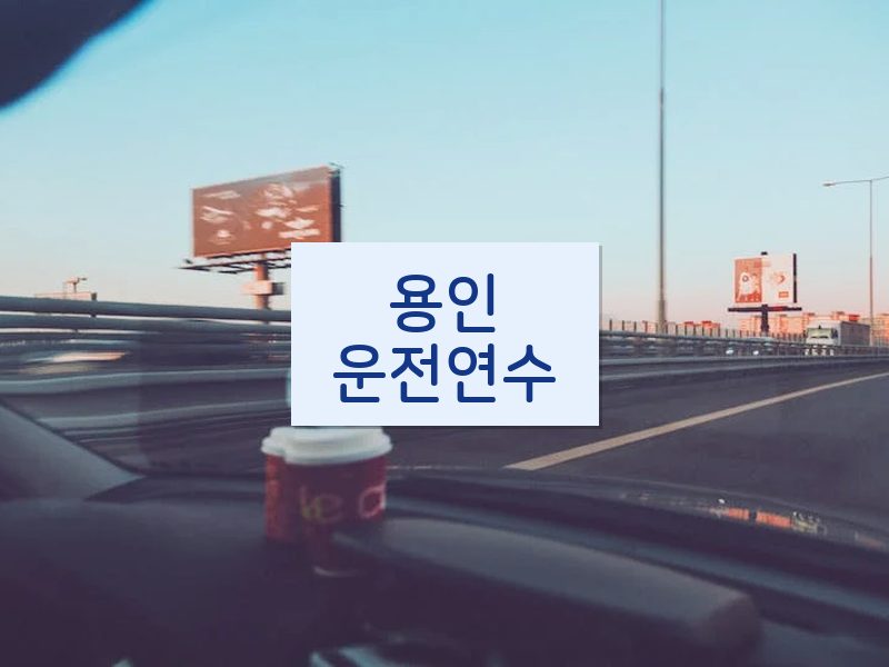 용인운전연수 후기