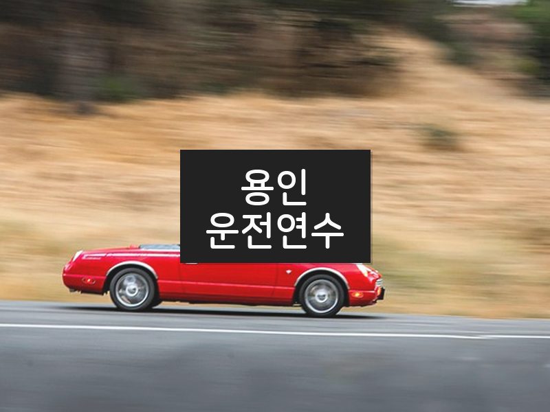 용인운전연수 후기