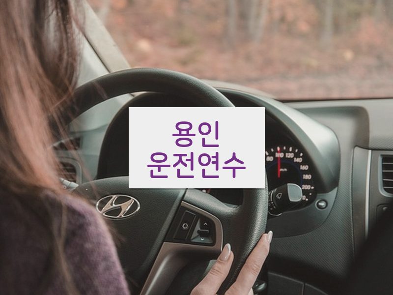 용인운전연수 후기