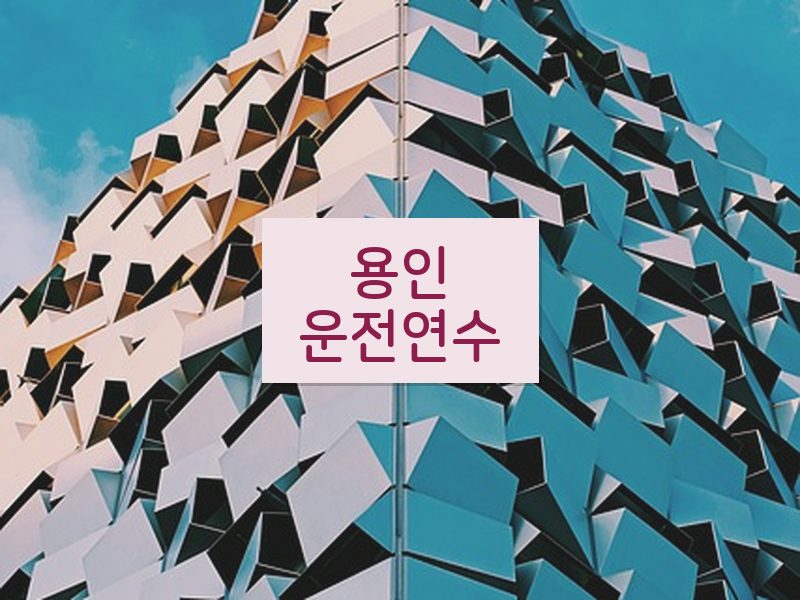 용인운전연수 후기