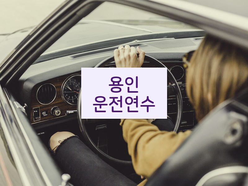 용인운전연수 후기