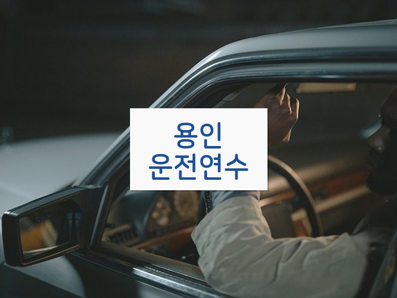 용인운전연수 후기