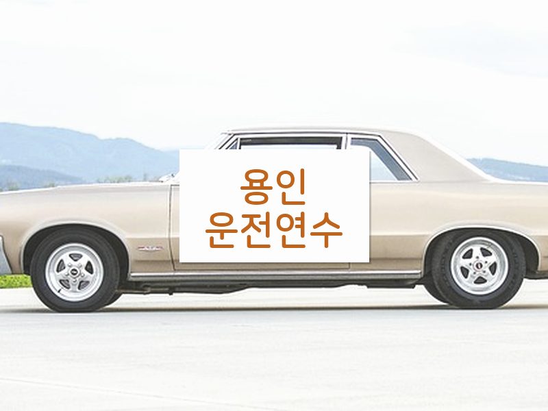 용인운전연수 후기