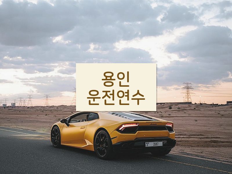 용인운전연수 후기