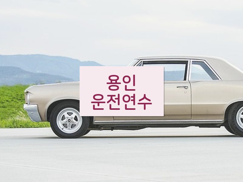 용인운전연수 후기