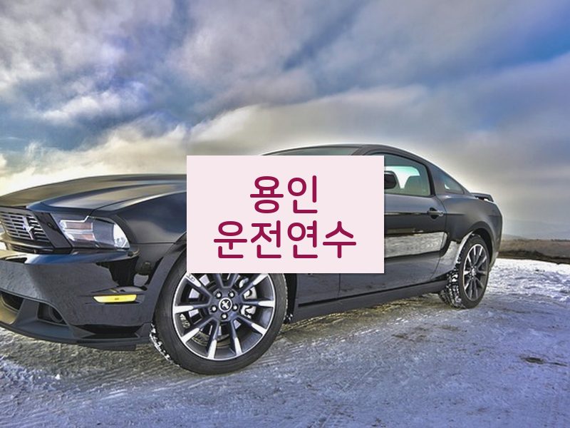 용인운전연수 후기