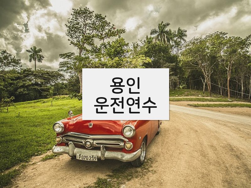 용인운전연수 후기