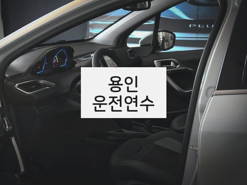 용인운전연수 후기
