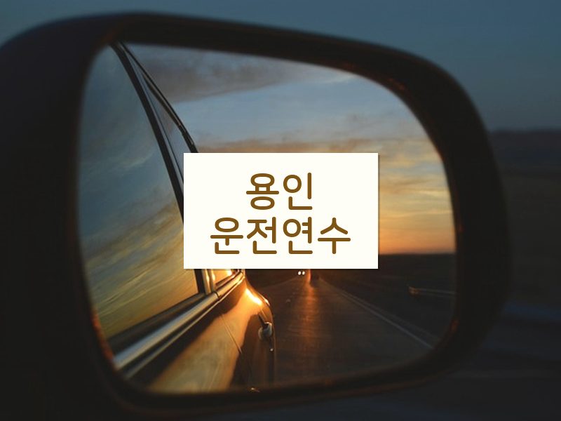용인운전연수 후기