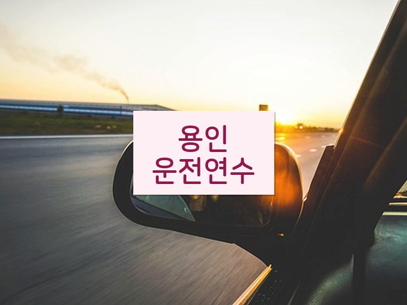 용인운전연수 후기