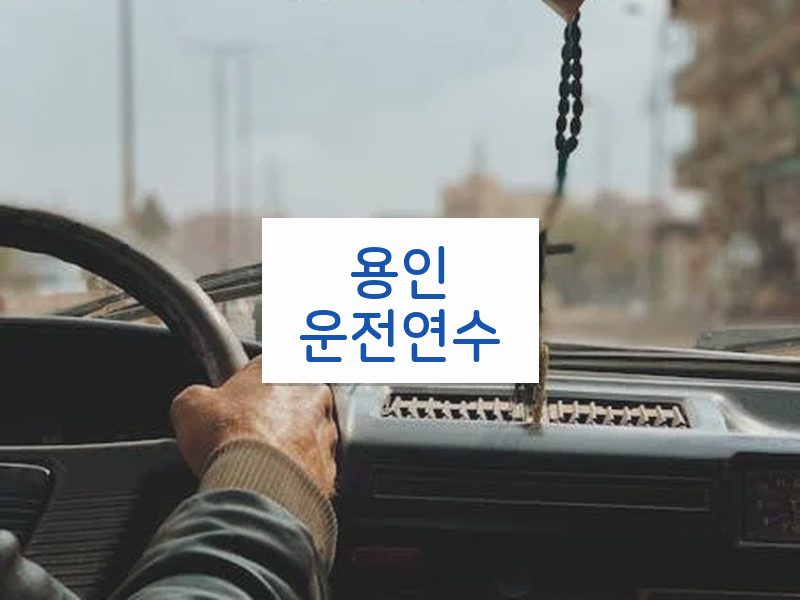 용인운전연수 후기