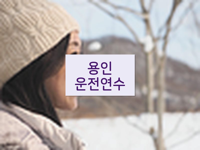용인운전연수 후기