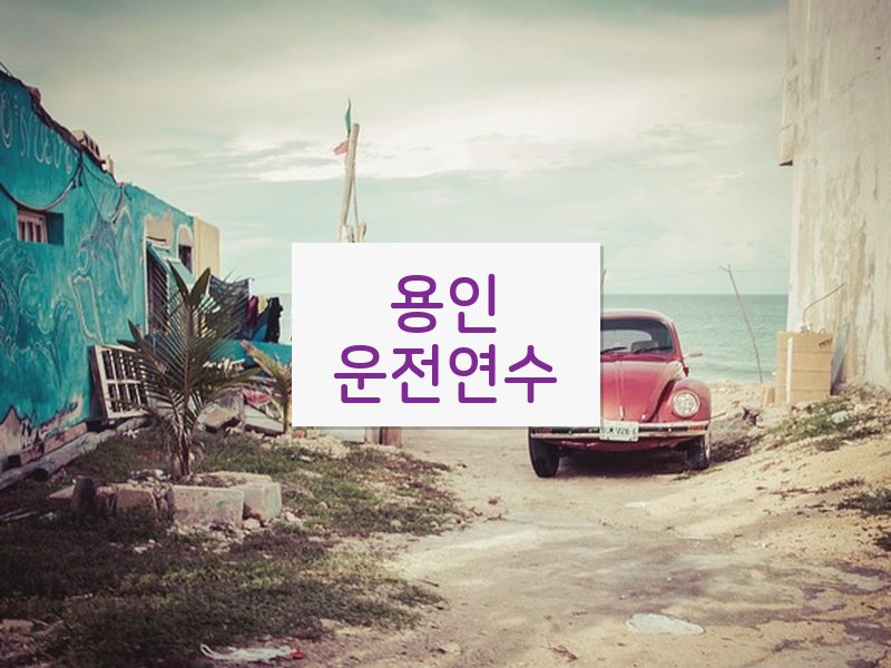 용인운전연수 후기