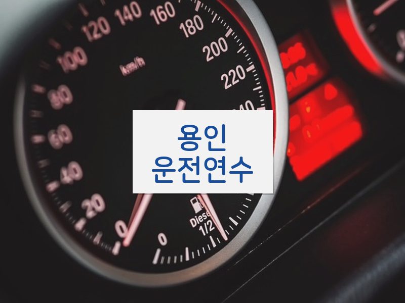 용인운전연수 후기