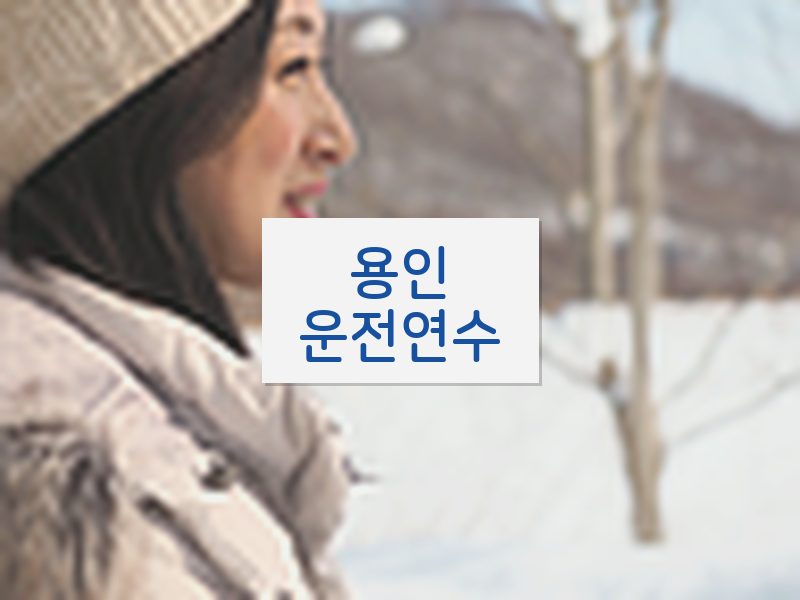 용인운전연수 후기